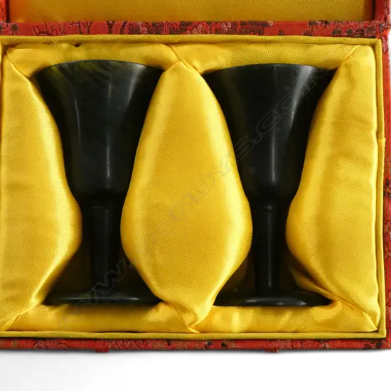 PR ORIENTAL JADE GOBLETS H.100mm