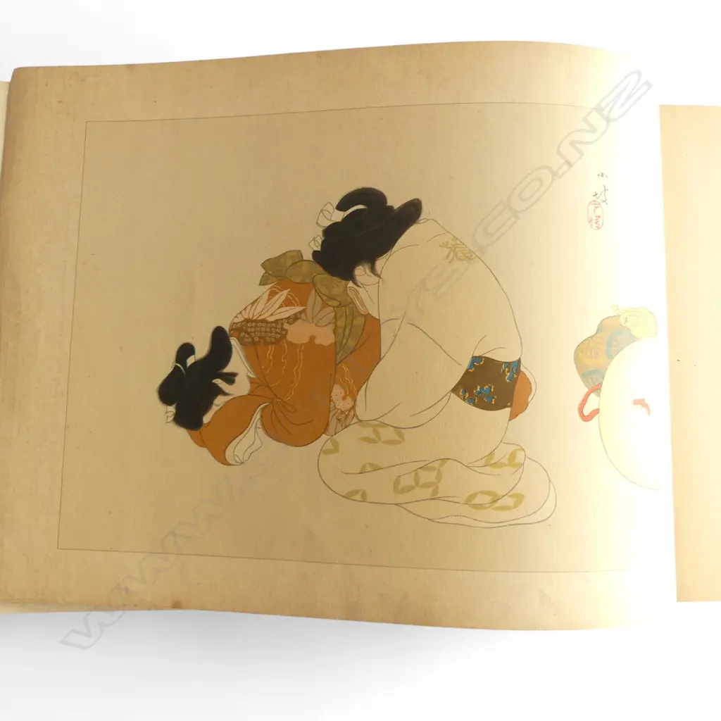 THE STORY OF THE FOURTY-SEVEN RONIN THE EASTERN MAN OF HONOUR. 18 PRINTS. COLOPHON MISSING. ex Libris I Heriot Image 1++