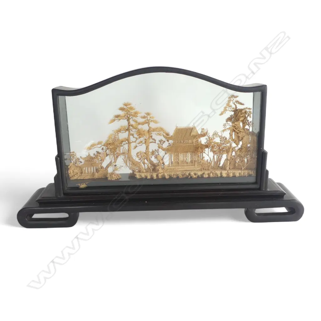 CHINESE DIORAMA W.490mm faults Image 1++