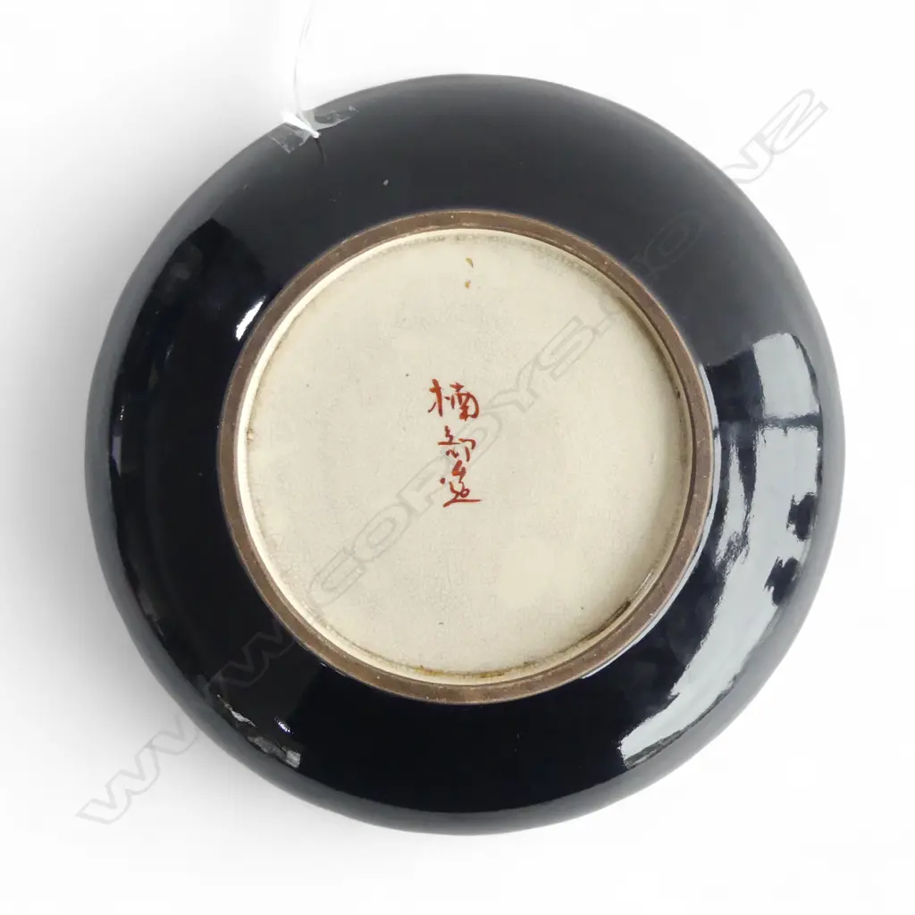 ORNATE JAPANESE SATSUMA WARE CHARGER, Dia.300mm, signed Image 1++