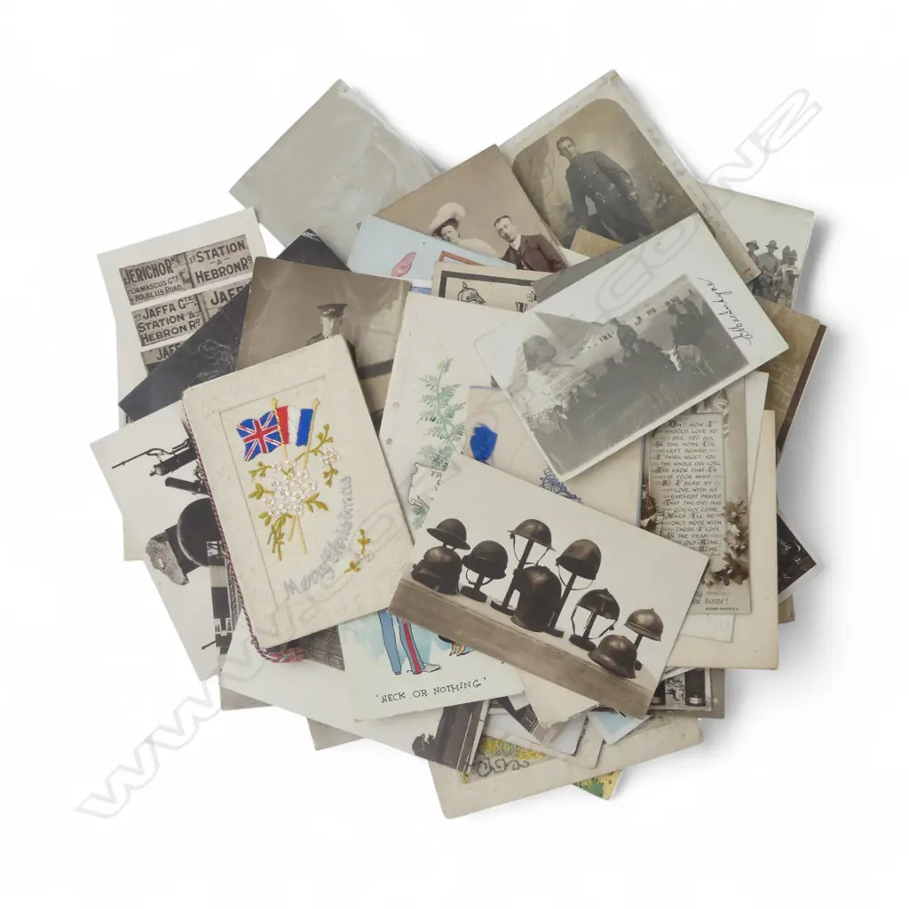 ASST. MILITARY POSTCARDS, WWI ETC Image 1++