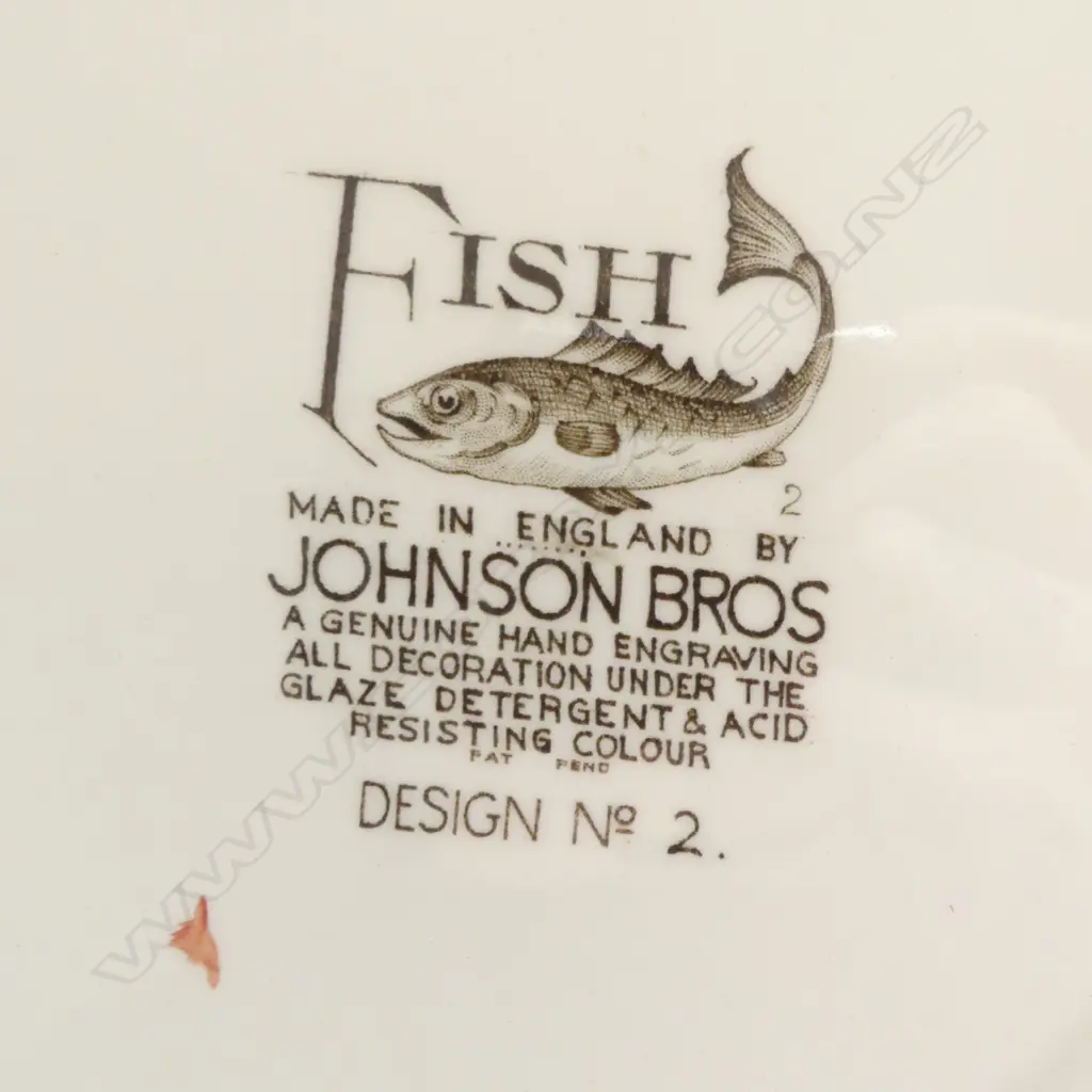 JOHNSON BROS. FISH PLATES X 6 Image 1++