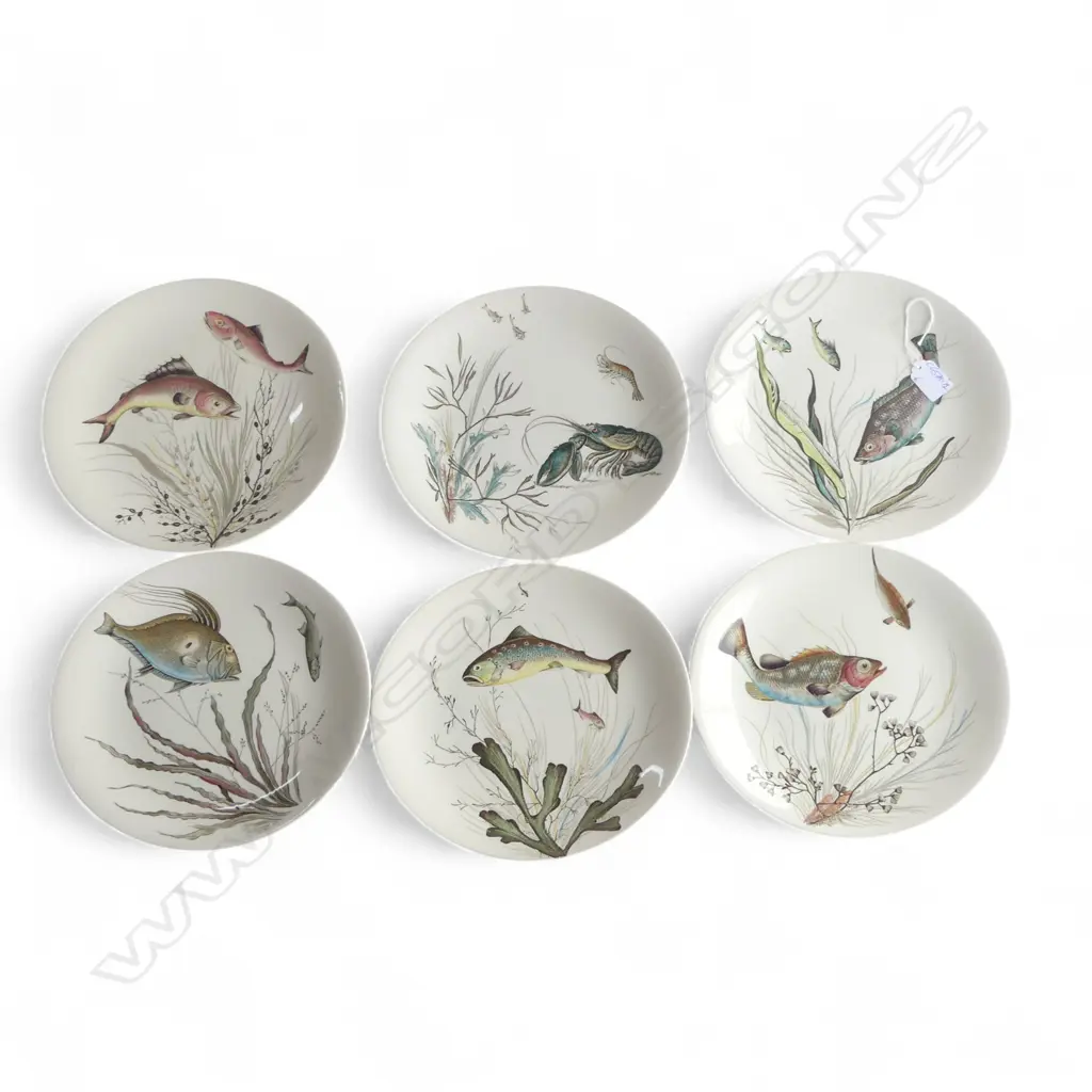 JOHNSON BROS. FISH PLATES X 6 Image 1++