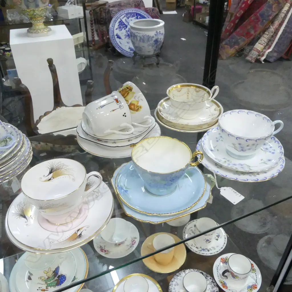 6 SHELLEY CHINA CSPS MIXED PATS Image 1++