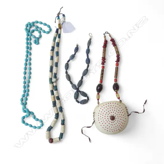 4 BEAD NECKLACES