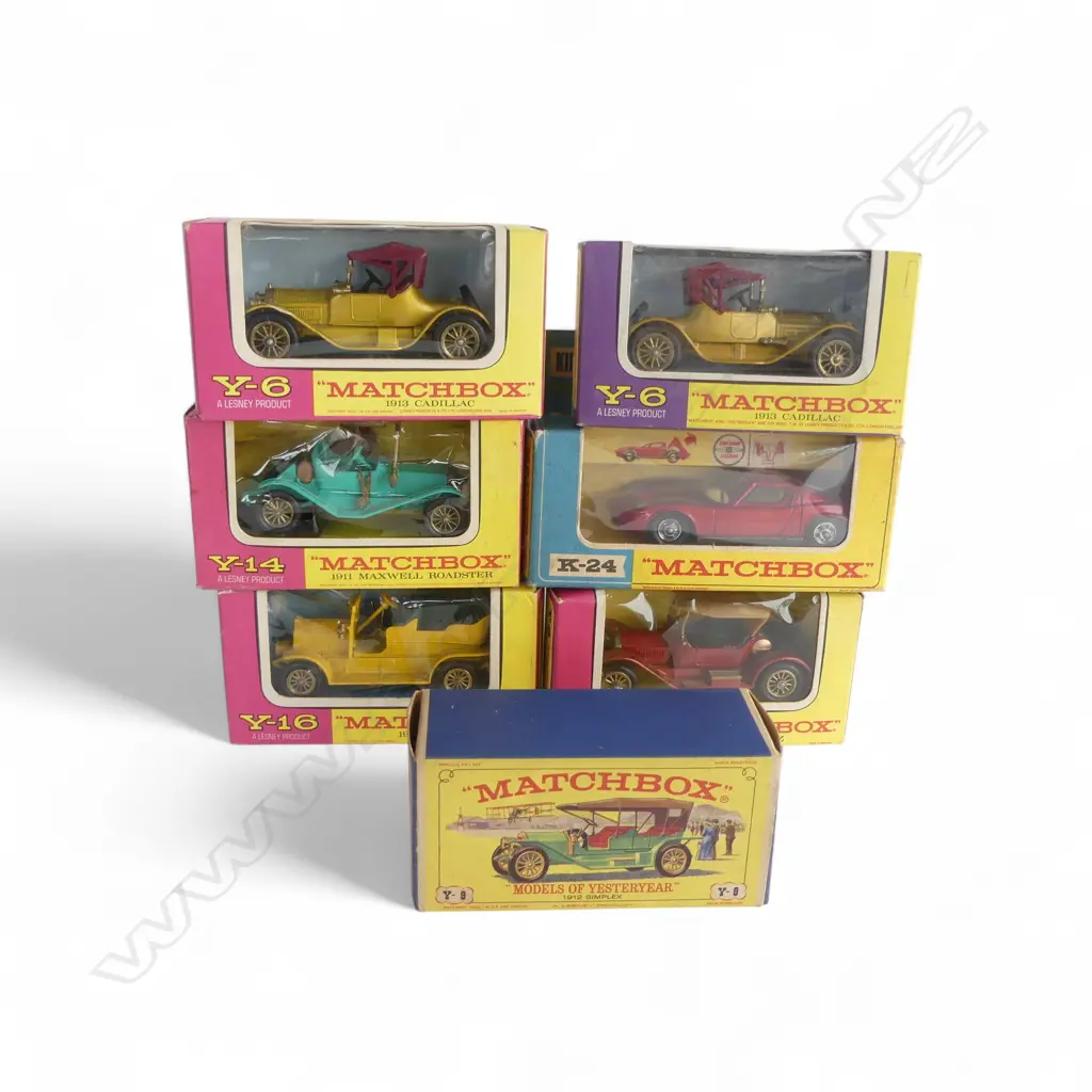 6 BOXED MATCHBOX 'Y' MODELS + BOXED K-24 KING SIZE MODEL Image 1++