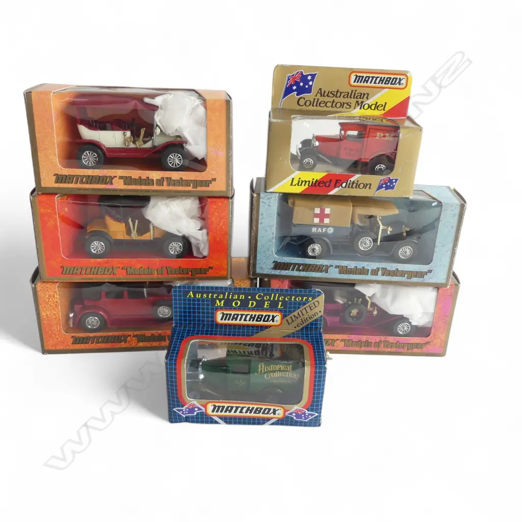 7 VINTAGE BOXED MATCHBOX MODELS Image 1++