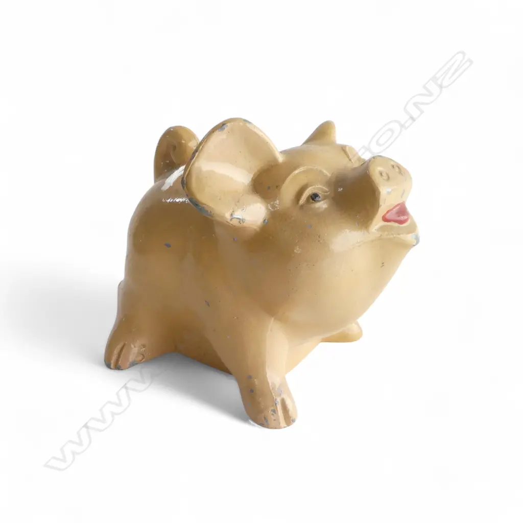 VINTAGE ALUMINIUM 'IOWA STATE BANK'  Image 1++