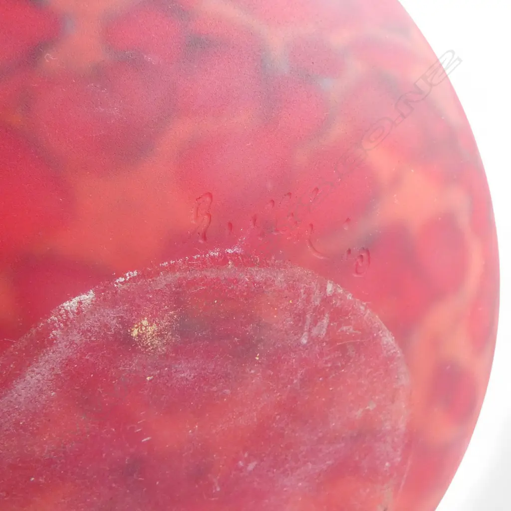 GARRY NASH ART GLASS VASE, signed & dated '10 H.235mm  Image 1++