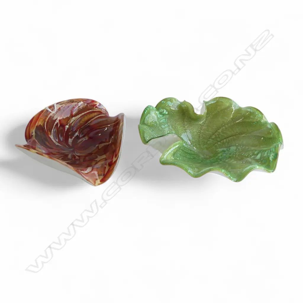 2 MURANO DISHES; 180 / 140mm dia Image 1++