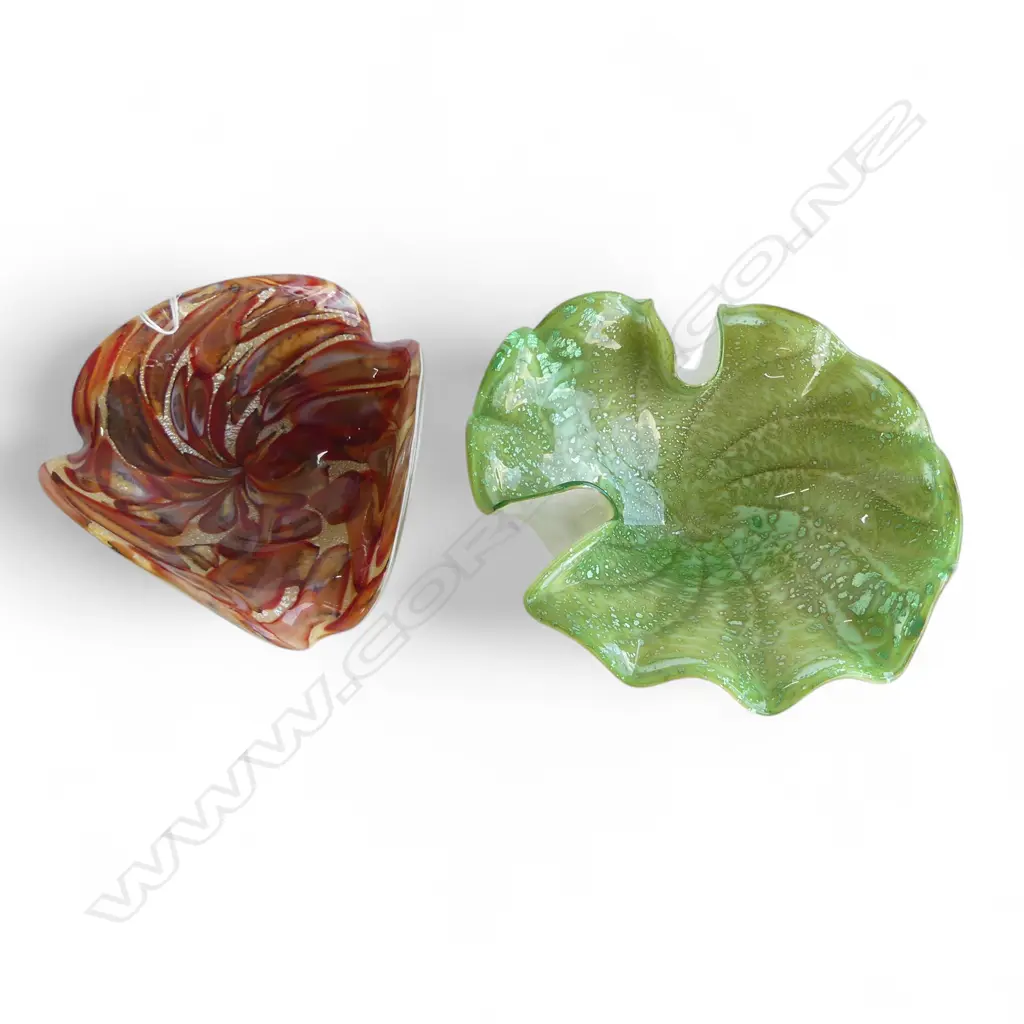 2 MURANO DISHES; 180 / 140mm dia Image 1++