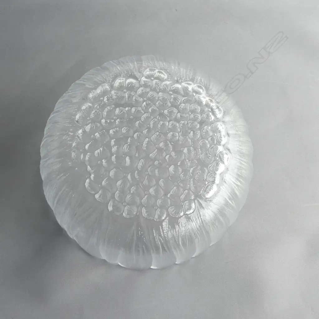 KOSTA BODA (SWEDEN) "LYDIA" FLOWER BOWL, DESIGNED BY MATS JONASSON, DIA. 240MM Image 1++