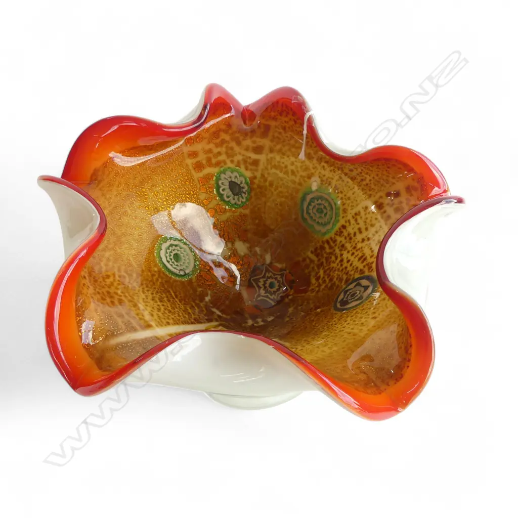 MID CENTURY MURANO BOWL BY FRATELLI TOSO 250mm dia Image 1++