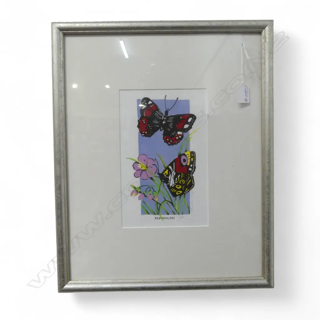 PAMELA WOLFE LTD ED PRINT 'RED ADMIRAL' 235 X 150mm Image 1++