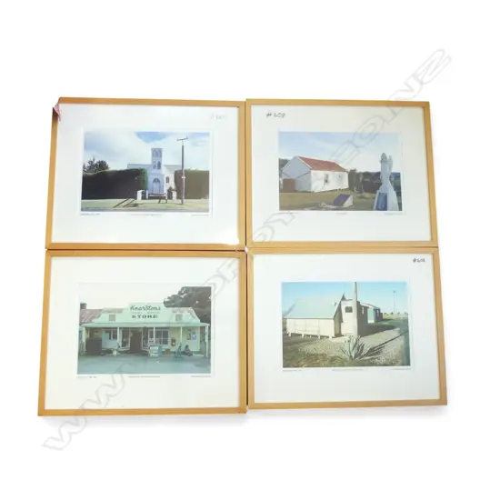 4 FRAMED ROBIN MORRISON PRINTS OF PHOTOGRAPHS 250x365mm