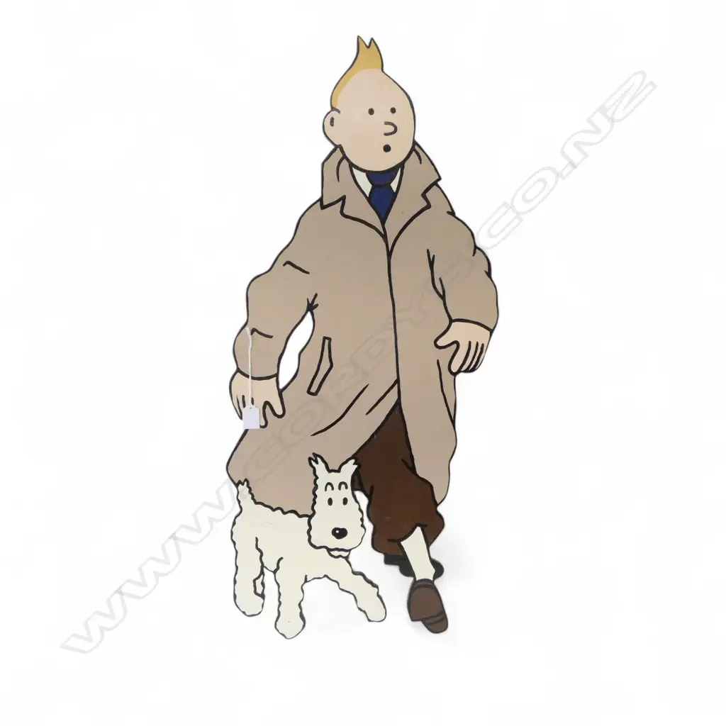 TIN TIN CUT OUT SHOP SIGN H.890mm Image 1++