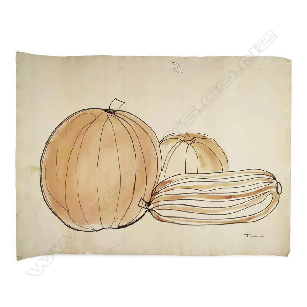 Denis Knight Turner (NZ 1924-2011) five drawings, Image 1++