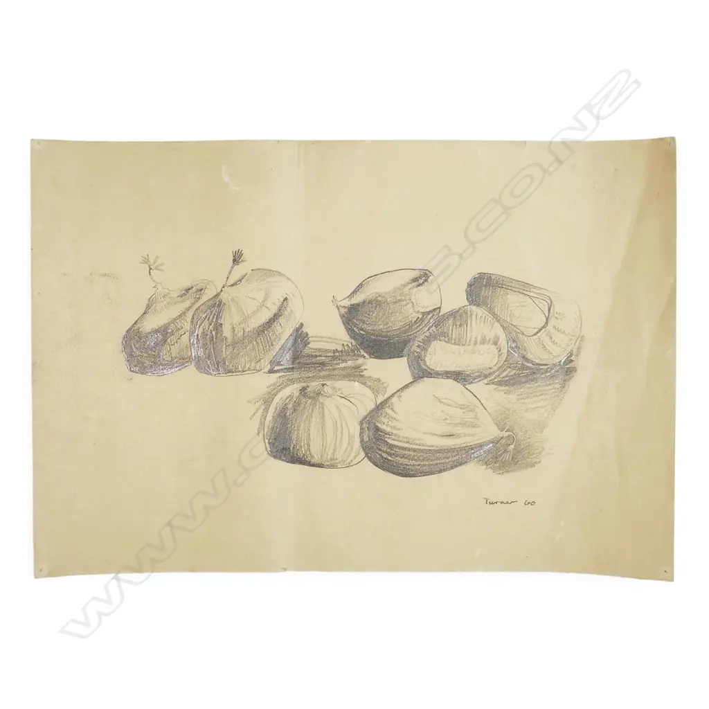 Denis Knight Turner (NZ 1924-2011) five drawings, Image 1++