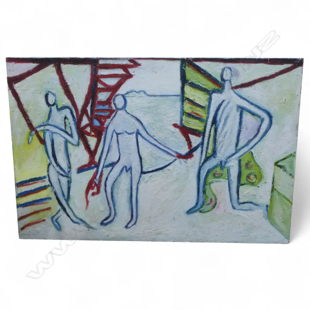 LEE FELTHAM, "HOT BLOOD", ACRYLIC ON CANVAS, 800 X 1200 MM, provenance below Image 1++