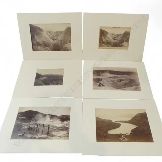 6 PHOTO PRINTS, MT. TARAWERA & SURROUNDS 180x280mm