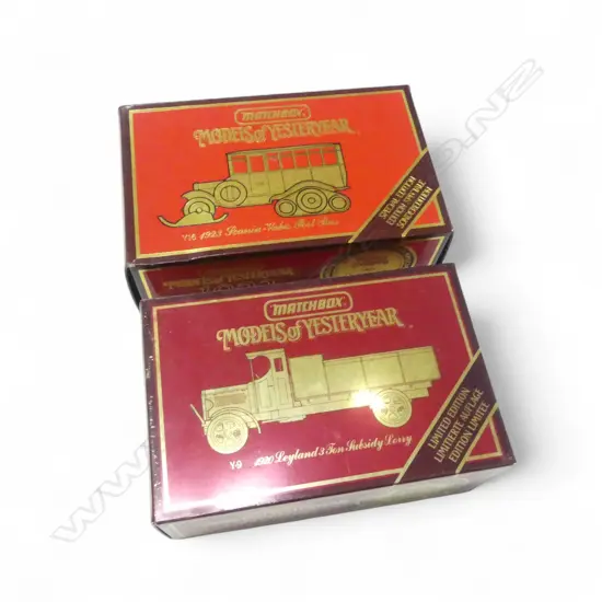 2 BOXED MATCHBOX MODELS OF YESTERYEAR 