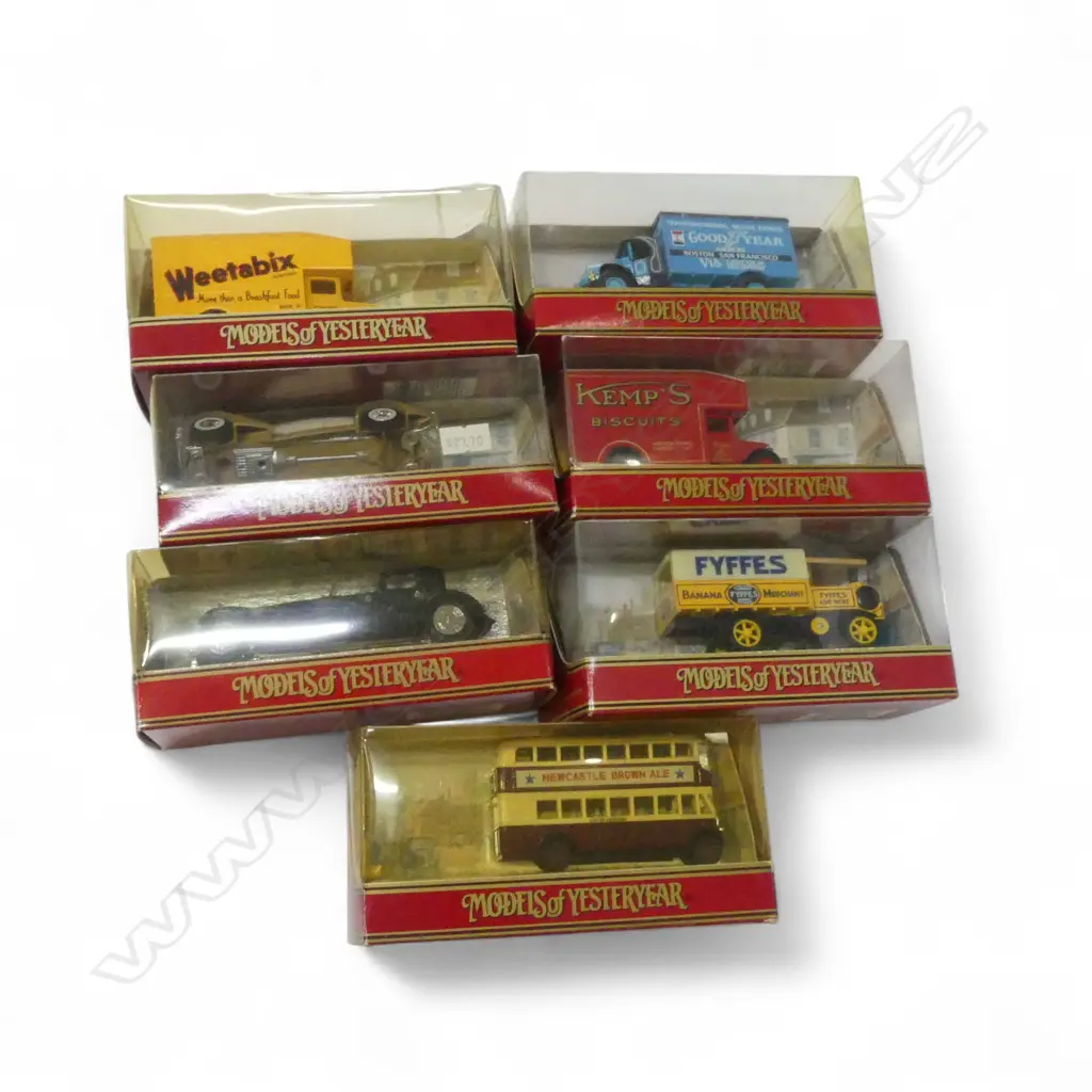 7 BOXED MATCHBOX MODELS OF YESTERYEAR Image 1++