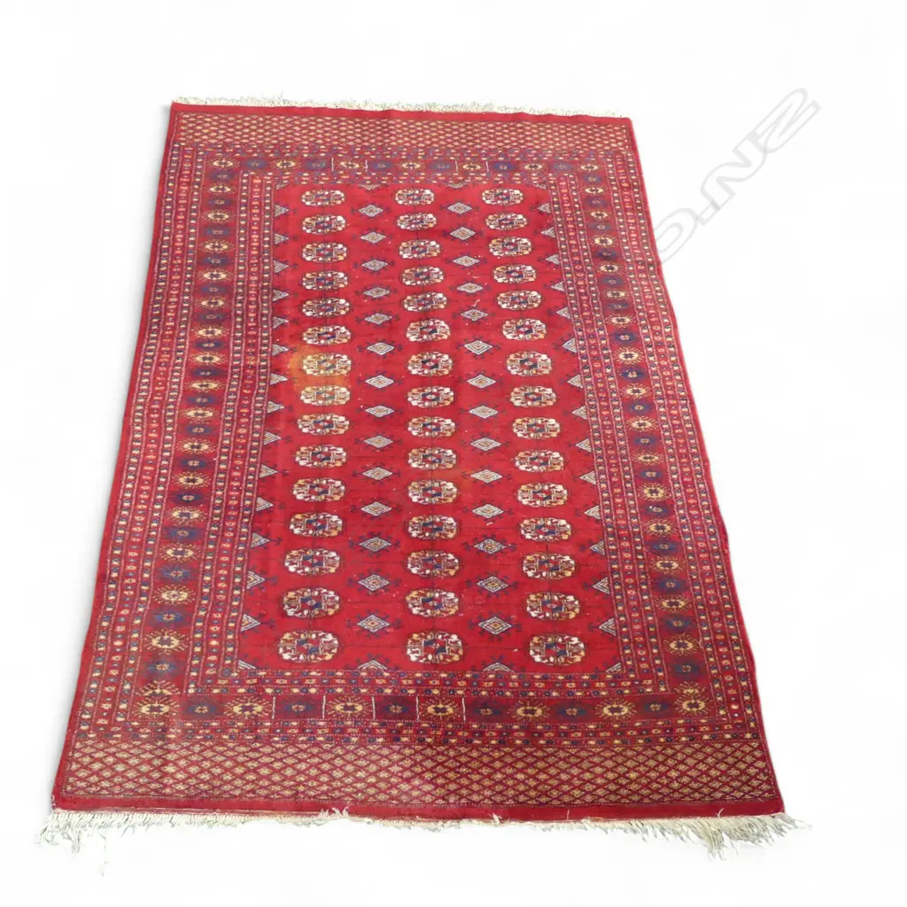 HAND KNOTTED WOOL PILE RUG 1750x1220mm. Some marks Image 1++