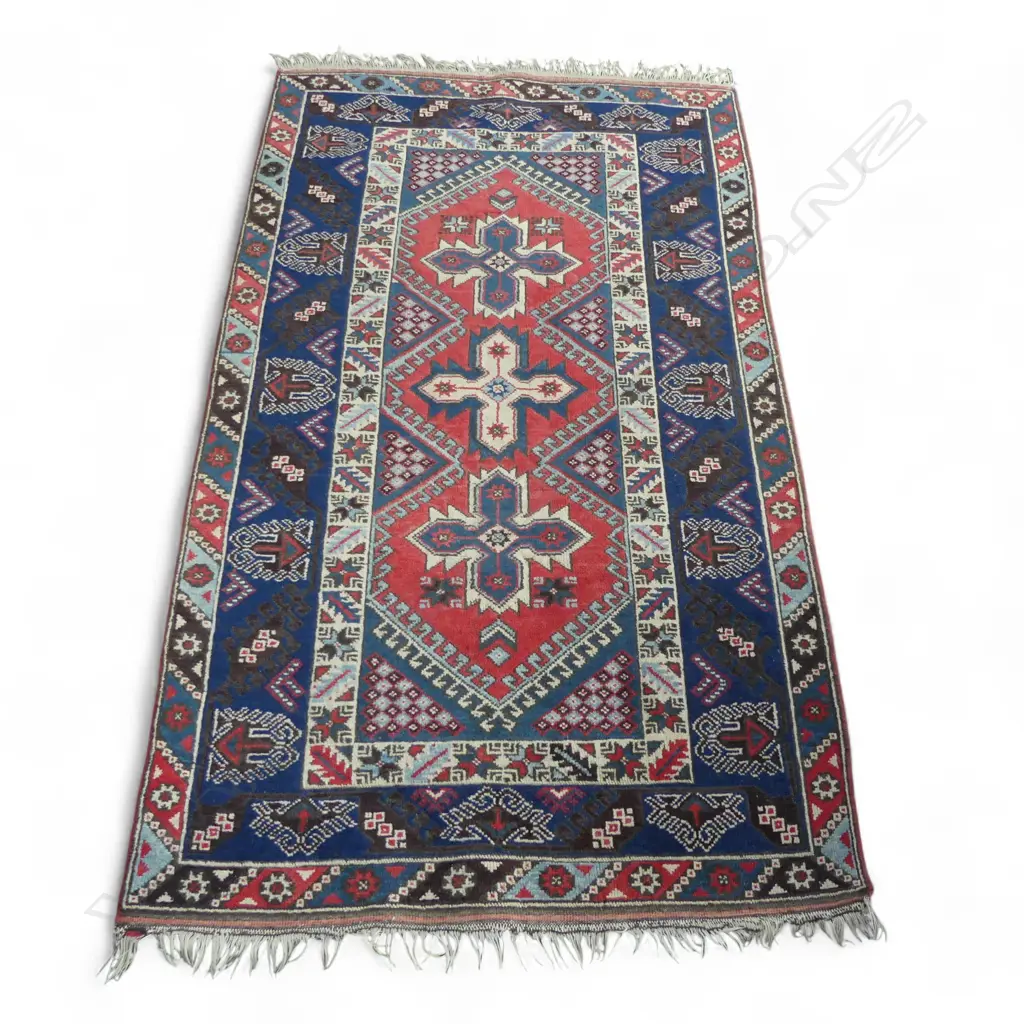 HAND KNOTTED ALL WOOL RUG 2100x1230mm Image 1++