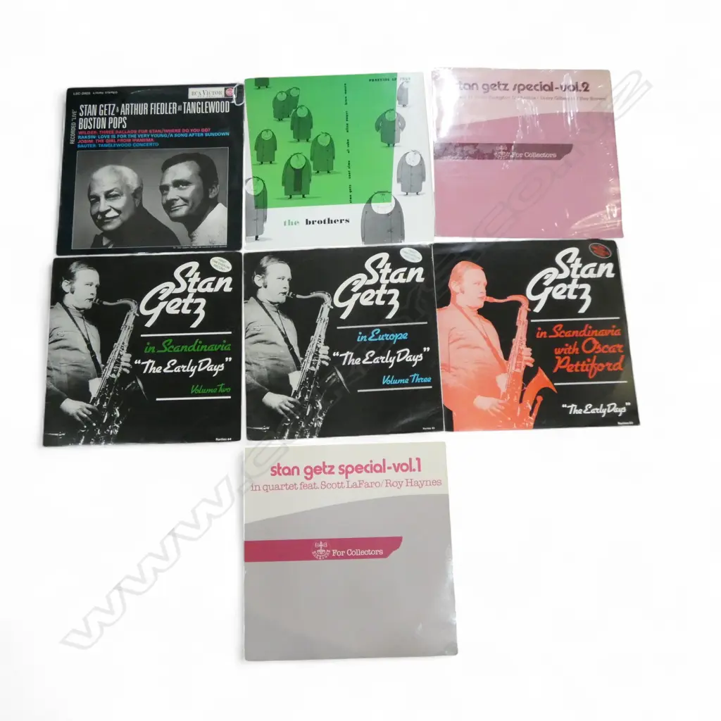 ASST. STAN GETZ JAZZ LPs etc Provenance: Ex Collection Wellington Choy Image 1++