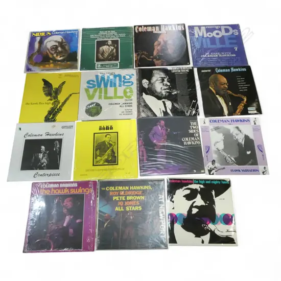 ASST. COLEMAN HAWKINS JAZZ LPs etc Provenance: Ex Collection Wellington Choy