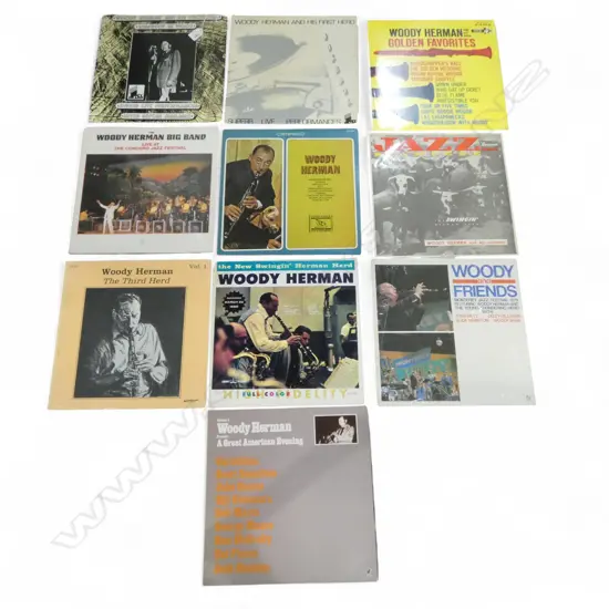 ASST. WOODY HERMAN JAZZ LPs etc  Provenance: Ex Collection Wellington Choy