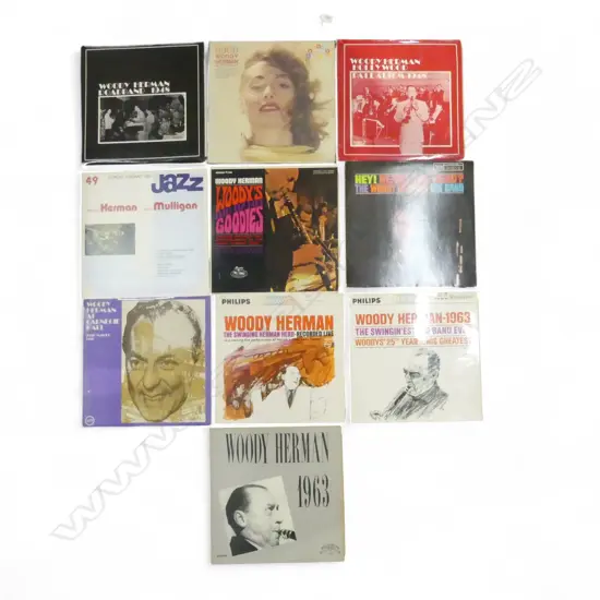 ASST. WOODY HERMAN JAZZ LPs etc  Provenance: Ex Collection Wellington Choy
