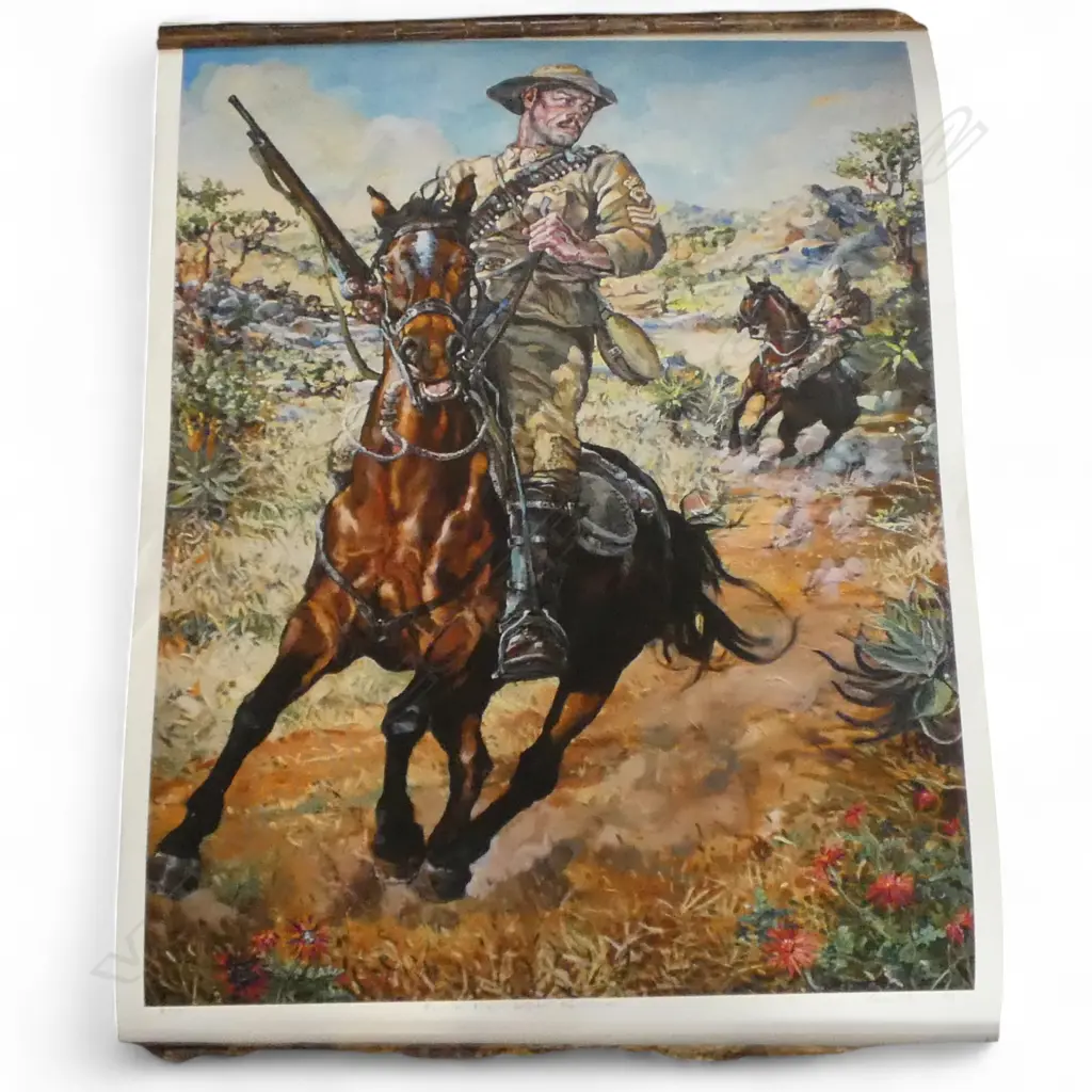 MATT GAULDIE (NZ b.1976) 'FARRIER MAJOR WILLIAM HARDHAM' PRINT 5/50 600x450mm   Image 1++