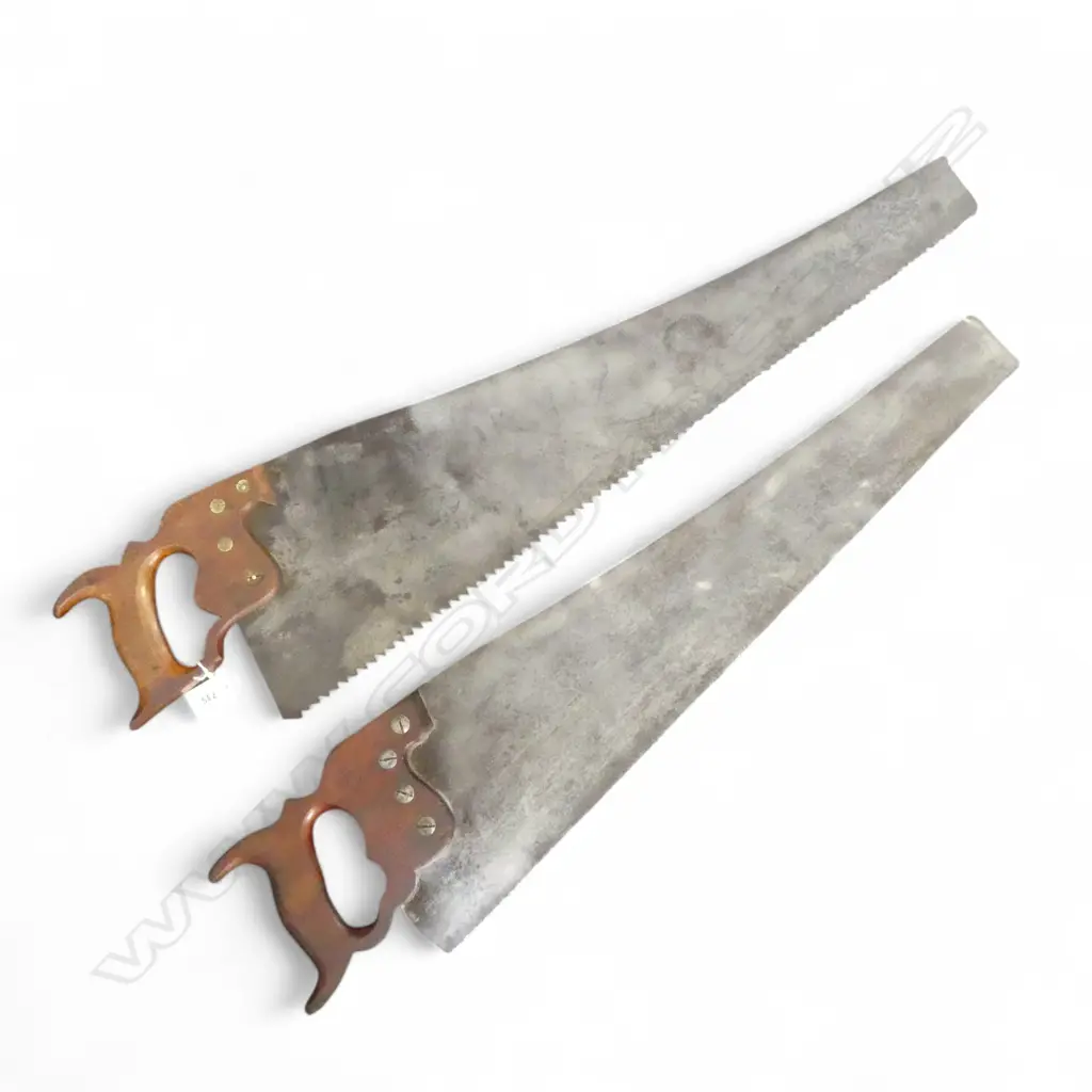2 VINTAGE SAWS L.815mm Image 1++