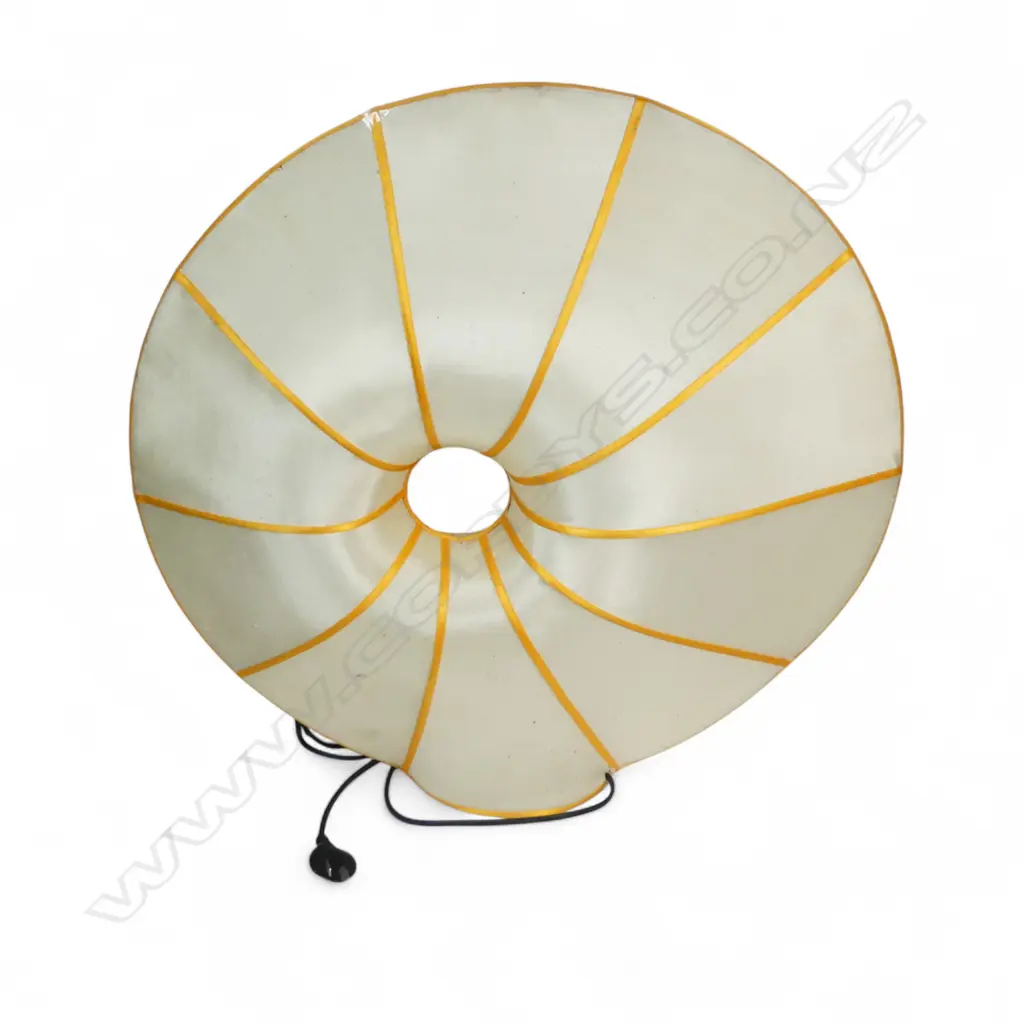 FABRIC NAUTILUS TABLE LAMP, H.580mm (From the Estate of Tommy Doyle) Image 1++