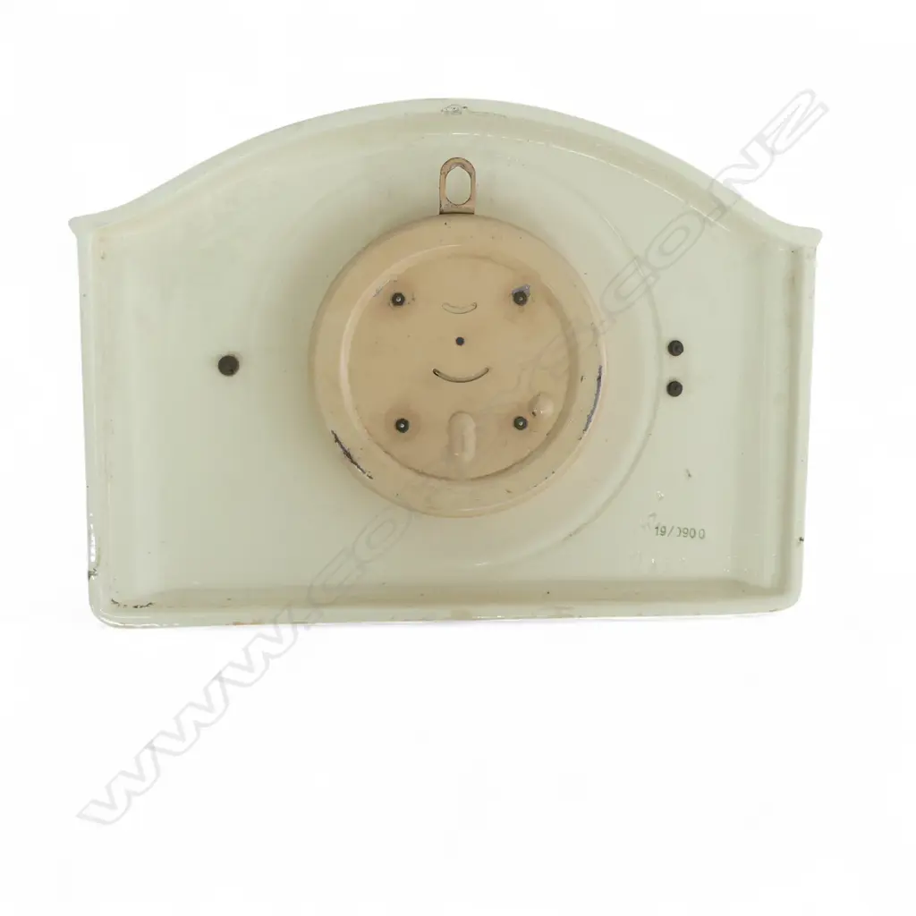 MID CENTURY JUNGHANS PORC WALL CLOCK L300MM Image 1++