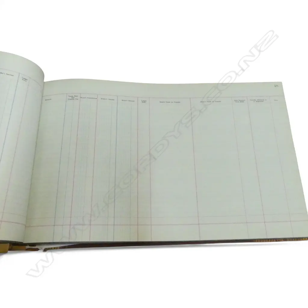 VINTAGE LEDGER BOOK Image 1++