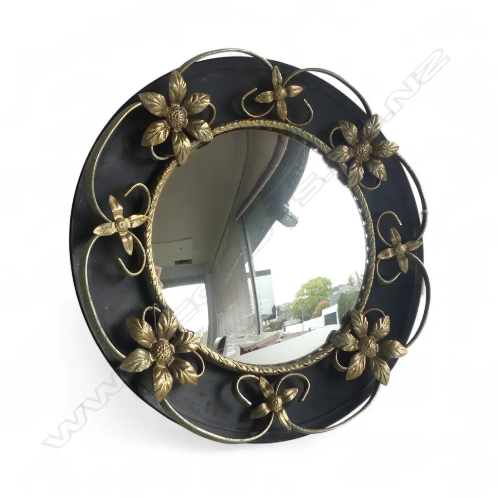VINTAGE MIRROR 380mm dia Image 1++