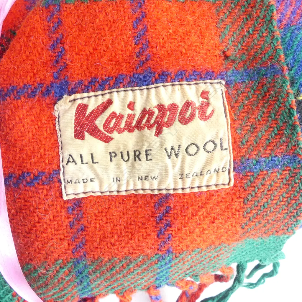 2 WOOL BLANKETS; SCOTTISH & KAIAPOI NZ Image 1++