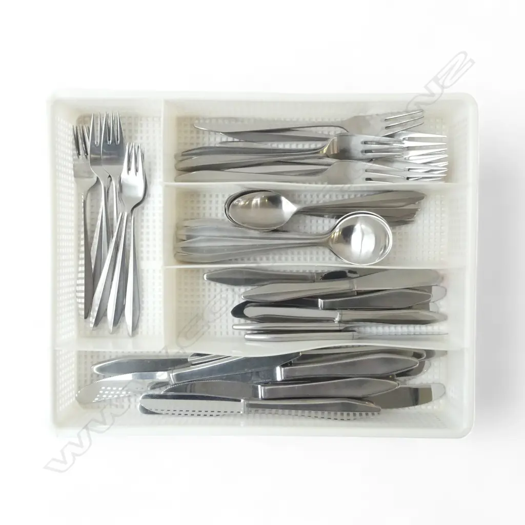TRAY OF STAINLESS STEEL CUTLERY; INKA NORWAY Image 1++