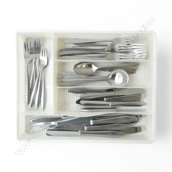 TRAY OF STAINLESS STEEL CUTLERY; INKA NORWAY