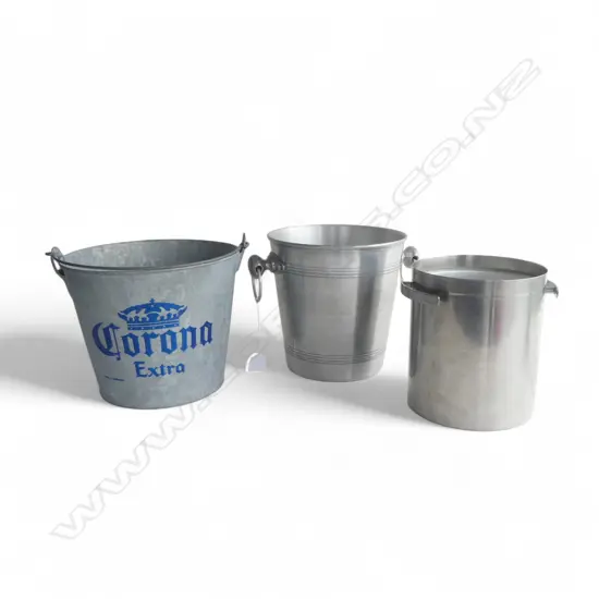 3 BUCKETS; BEER, WINE, CHAMPAGNE H.195mm