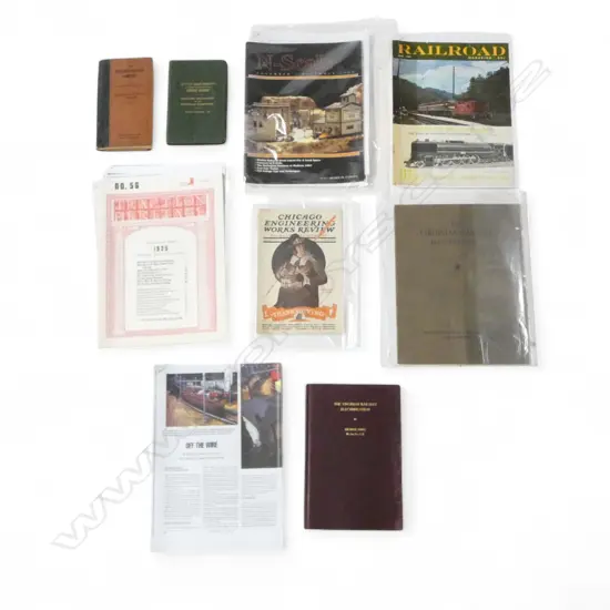 SMALL BOX THE VIRGINIAN RAILWAY VINTAGE BOOKS MAGS ETC