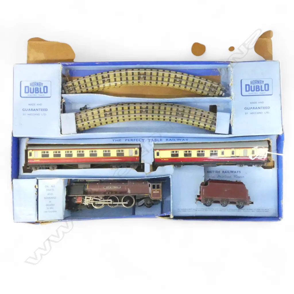 VINTAGE BOXED HORNBY DUBLO ELECTRIC TRAIN SET Image 1++