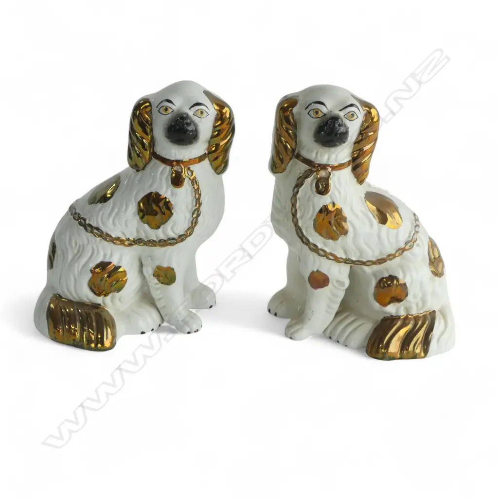 PR ANTIQUE STAFFORDSHIRE DOGS H.230mm Image 1++