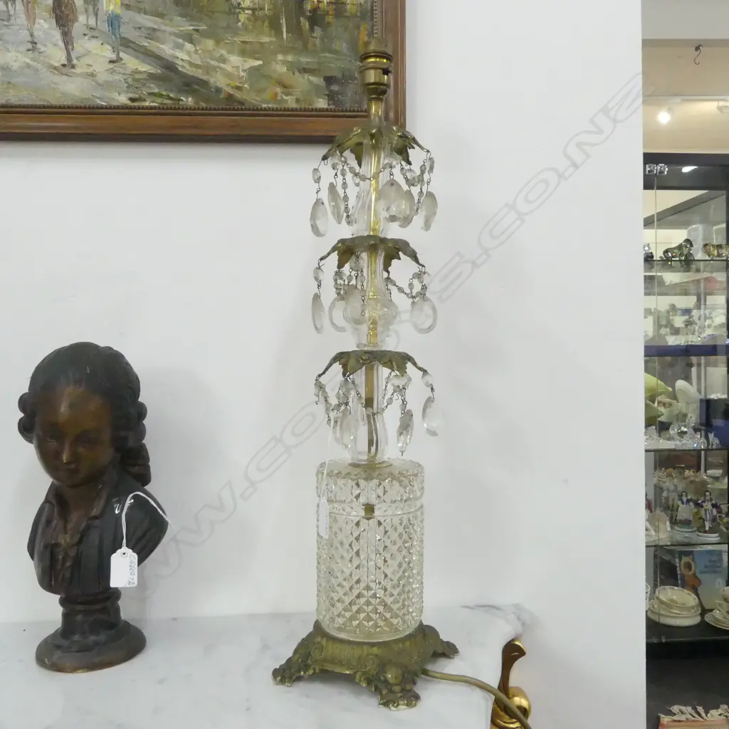 RETRO CRYSTAL TABLE LAMP H.590mm BASE ONLY Image 1++