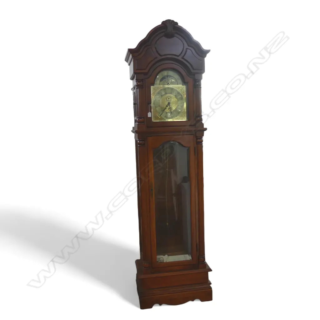 ANTIQUE STYLE LONG CASE CLOCK 560x335x2220mm GERMAN MOVEMENT, STRIKING & CHIMING Image 1++
