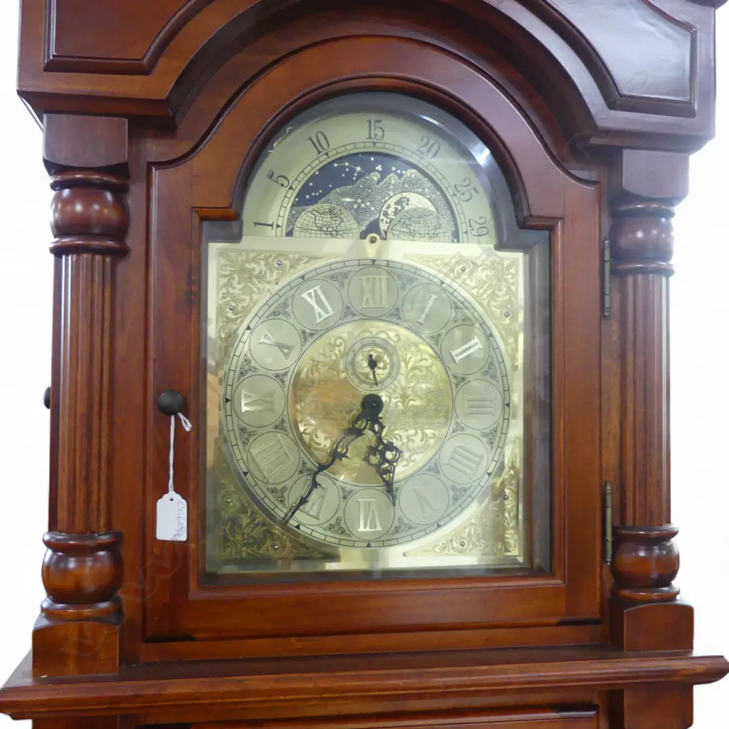 ANTIQUE STYLE LONG CASE CLOCK 560x335x2220mm GERMAN MOVEMENT, STRIKING & CHIMING Image 1++