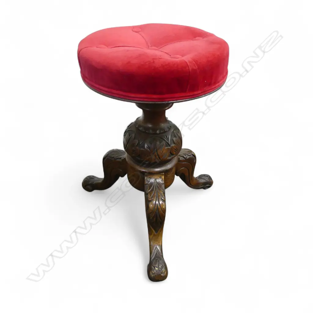 VICTORIAN PIANO STOOL H.520mm Image 1++
