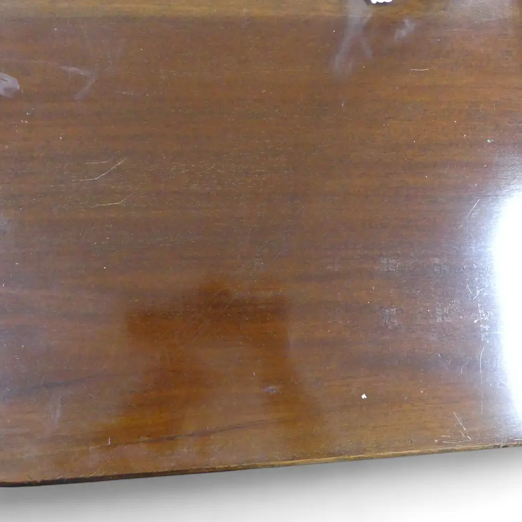 MAHOGANY RECTANGULAR TWIN PEDESTAL EXTENSION DINING TABLE 1370x910x780mm & 8 CHAIRS (2 ARE CARVERS) Image 1++